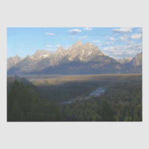 Papier Mousseline Jackson Hole Mountains (Grand Teton National Park)