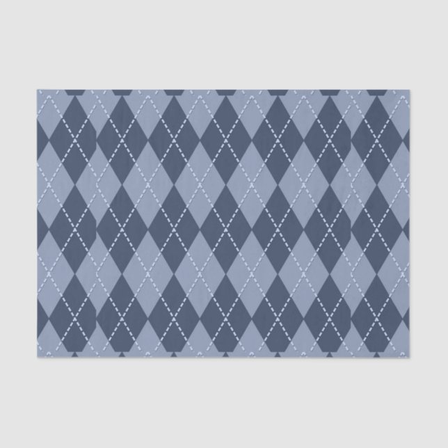Papier Mousseline Jacquard gris bleu (Recto)