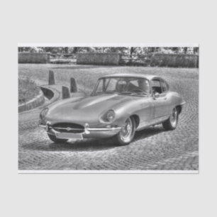 Papier Mousseline Jaguar E-Type