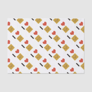 Papier Mousseline J'aime les gaufres