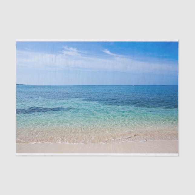 Papier Mousseline Jamaïque Beach (Recto)