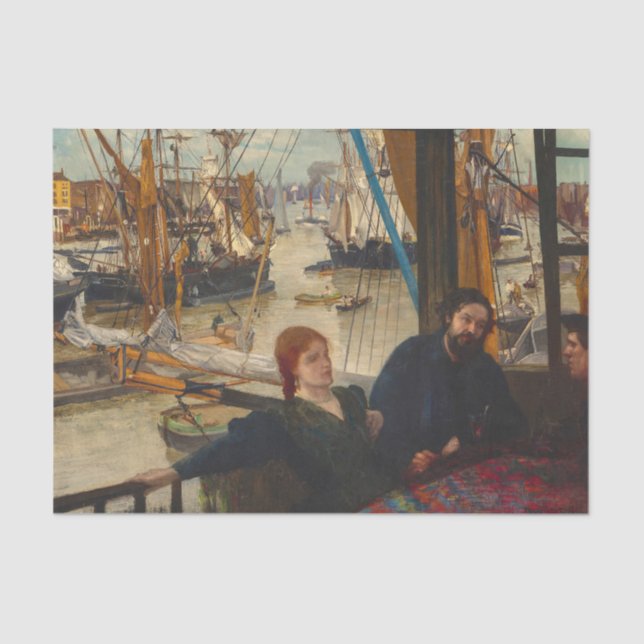 Papier Mousseline James Whistler - Wapping (Recto)