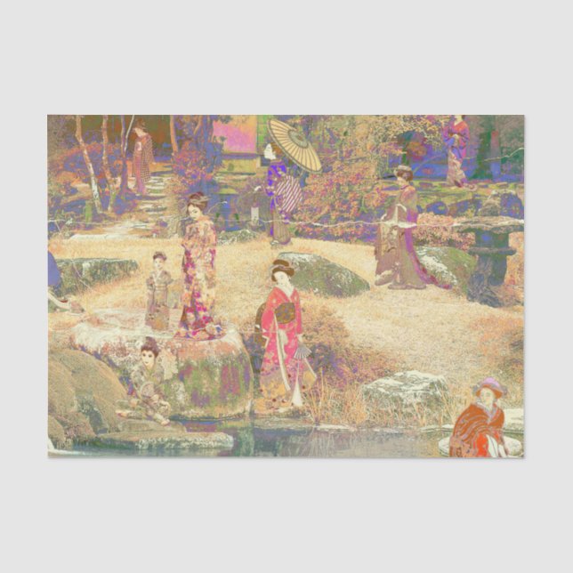 Papier Mousseline Japanese Garden II / Washed Edition (Recto)