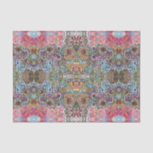 Papier Mousseline Jardin Chic Fleur Chic Shabby peinture aquarelle