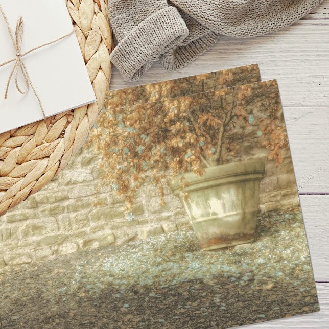 Papier Mousseline Jardin d'automne rustique (Créateur téléchargé)