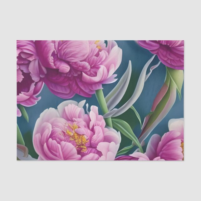 Papier Mousseline Jardin de campagne enchanteresse (Recto)