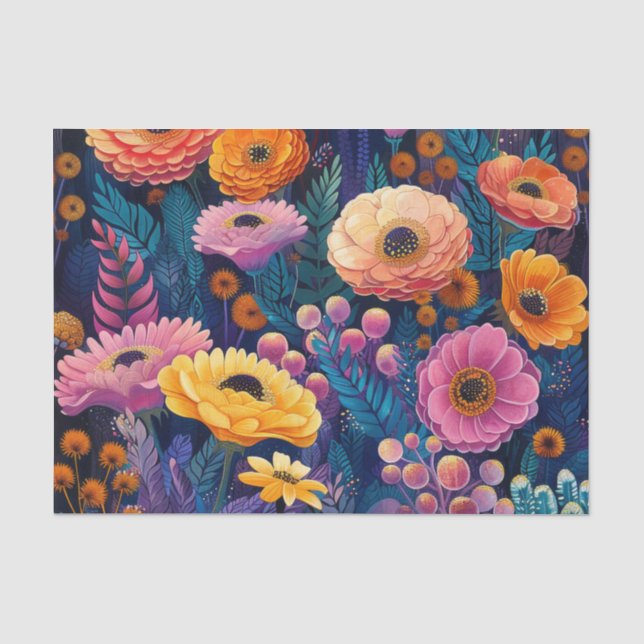 Papier Mousseline Jardin de fleurs BMSC, V1 (Recto)