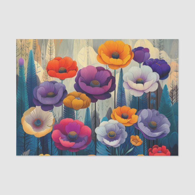 Papier Mousseline Jardin de fleurs BMSC, V2 (Recto)