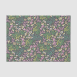 Papier Mousseline Jardin de marguerites blanches victoriennes et de 