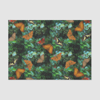 Papier Mousseline Jardin de papillon
