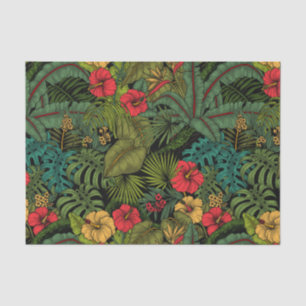 Papier Mousseline Jardin tropical