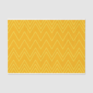 Papier Mousseline Jaune, cool, tendance, moderne, motif de zigzag ur