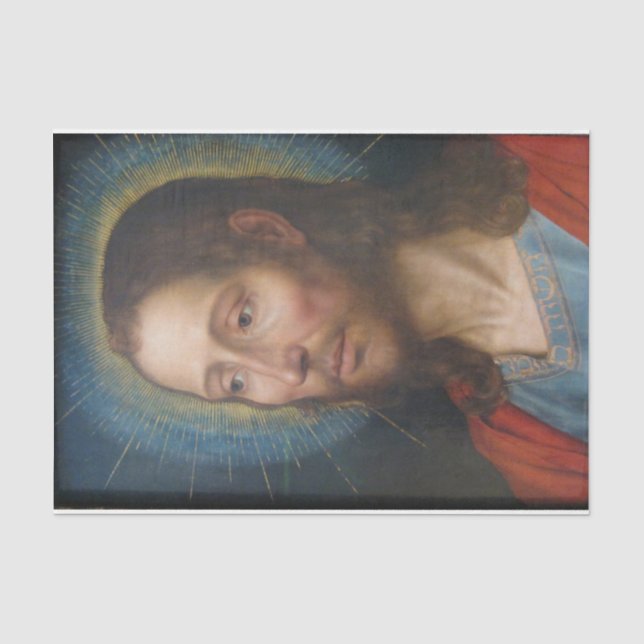 Papier Mousseline Jésus Christ (par Quentin Metsys) (Recto)