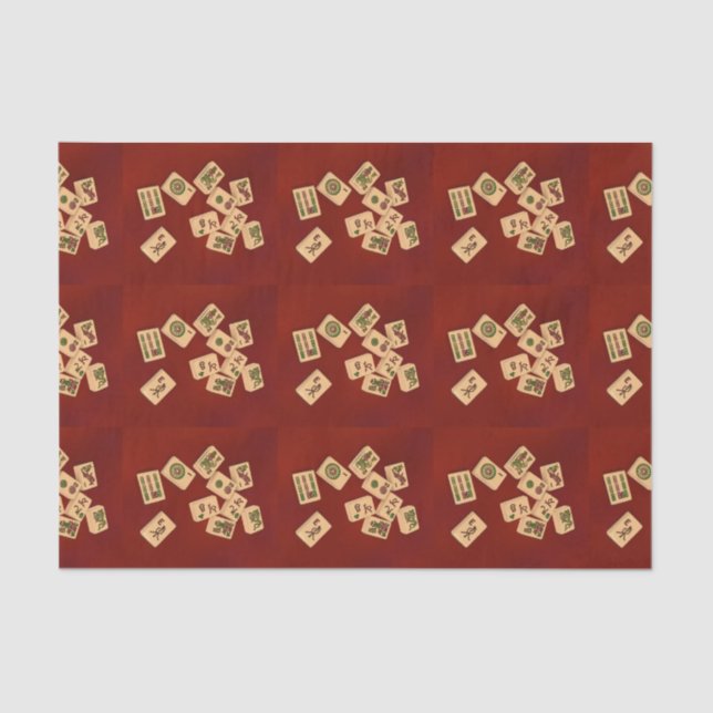 Papier Mousseline Jeu d'heure-milliampère Jongg (Recto)