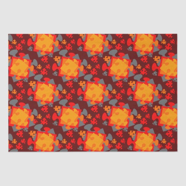 Papier Mousseline Jigsaw Jumble (Recto)