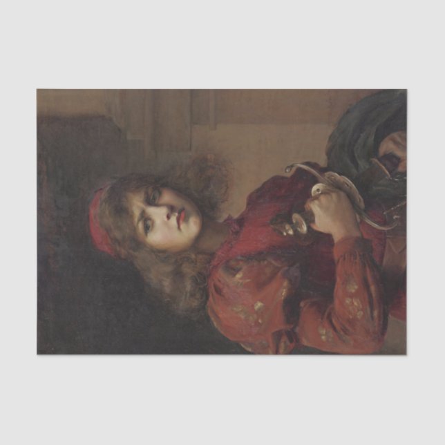 Papier Mousseline Joan d'Arc Tissus Document de découpage (Recto)