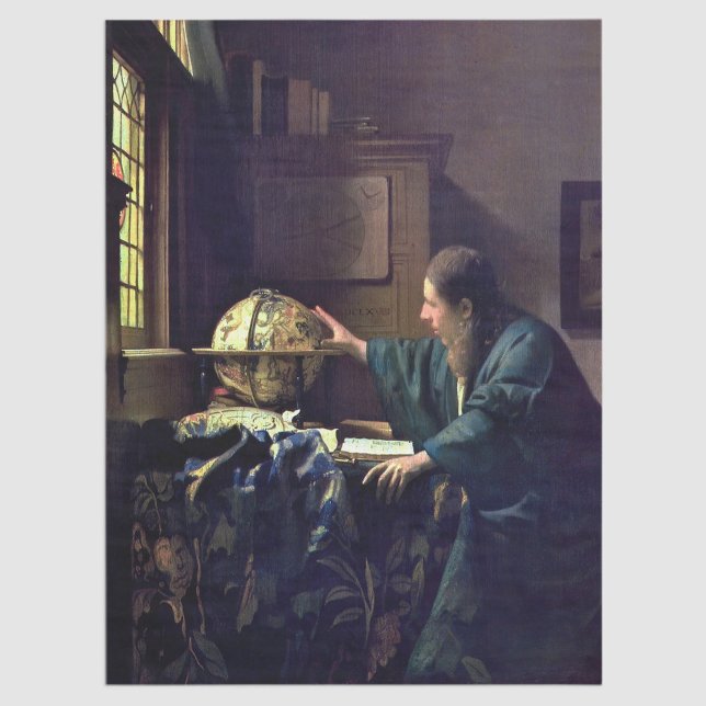 Papier Mousseline Johannes Vermeer - L'astronome (Créateur téléchargé)