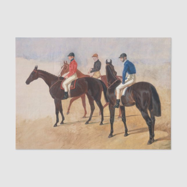 Papier Mousseline John Frederick Herring Snr | Fissures Steeplechase (Recto)
