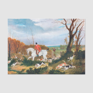 Papier Mousseline John Frederick Herring Snr La Chasse Au Suffolk.