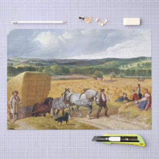 Papier Mousseline John Frederick Herring | The Harvest (1857)