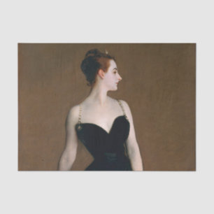 Papier Mousseline John Singer Sargent Madame X Classic Portrait