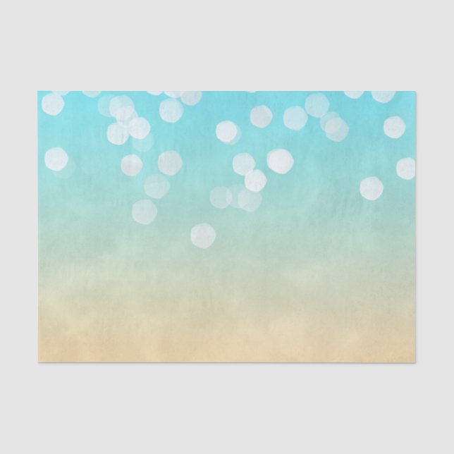 Papier Mousseline Joli Beach Bokeh (Recto)
