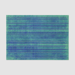 Papier Mousseline Joli bleu vert Motif d'aquarelle désagréable
