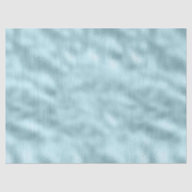 Papier Mousseline Joli Glam Aqua Blue (Recto)