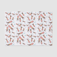 Joli motif caricature de calmar rose
