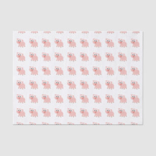 Papier Mousseline Joli porc rose