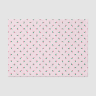 Papier Mousseline Joli rose Aquarelle Ditsy Flowers Motif