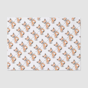 Papier Mousseline Joli Smart Fox