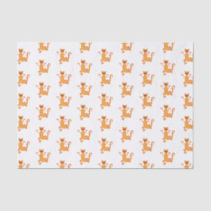 Papier Mousseline Joli triton orangé joyeux