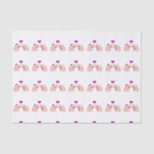 Papier Mousseline Jolie amour de porc