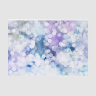 Papier Mousseline Jolie conception Lavendar et Blue Bokeh