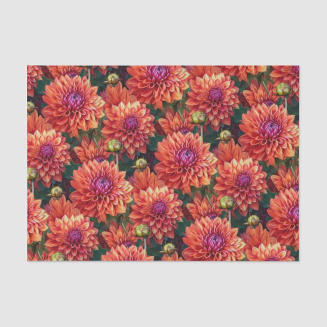 Papier Mousseline Jolie maman Floral (Recto)