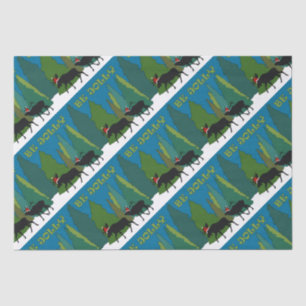 Papier Mousseline Jolly Old Moose et Elk