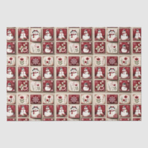 Papier Mousseline Jolly Snowmen