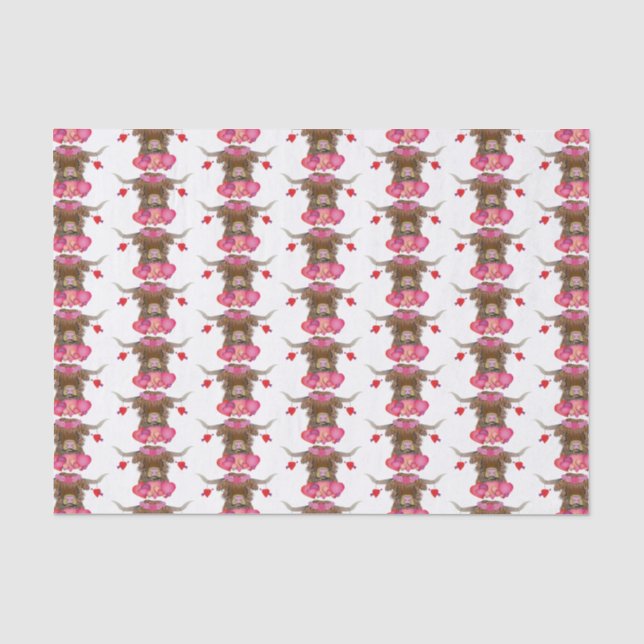Papier Mousseline Jour de Saint-Valentin (Recto)