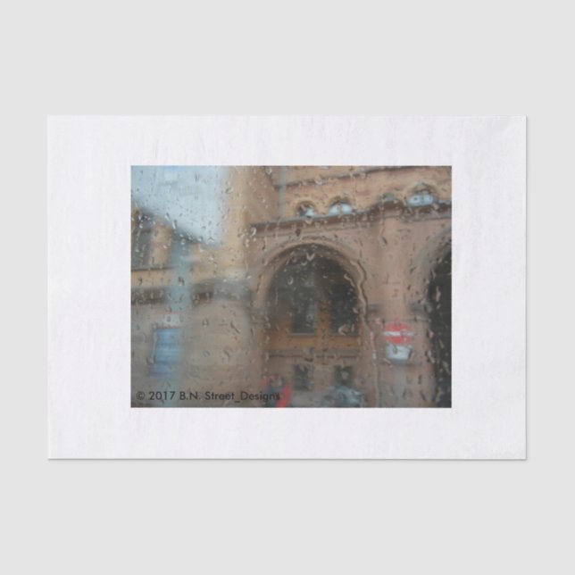 Papier Mousseline Jour pluvieux à Francfort 2015 (Recto)