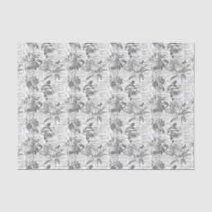 Papier Mousseline Journal Floral Ephemera Tissu Papier