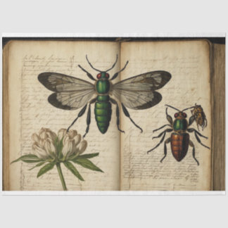 Papier Mousseline Journal Nature