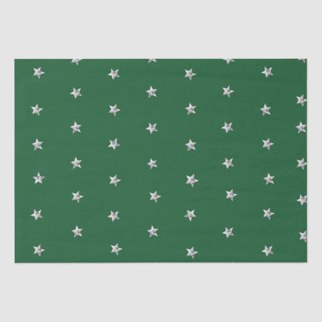 Papier Mousseline Joyeuses Vacances Diamond Stars (Recto)