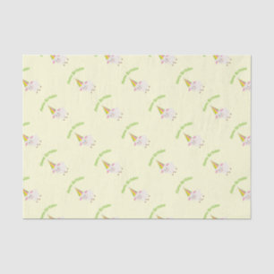 Papier Mousseline Joyeux agneau d'anniversaire