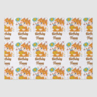 Joyeux Anniversaire Shiba Inu Tissue Paper