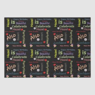 Papier Mousseline Joyeux Anniversaire Tissu Hazel