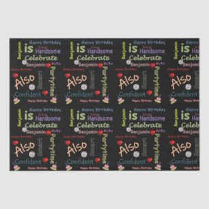 Papier Mousseline Joyeux Anniversaire Tissu Papier Benjamin