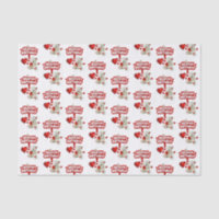 Joyeux Anniversaire Tissu Papier blanc Teddy Ours