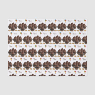 Papier Mousseline Joyeux Anniversaire Tissu Papier Chocolat Cupcake