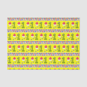 Papier Mousseline Joyeux Anniversaire Tissu Papier Un An